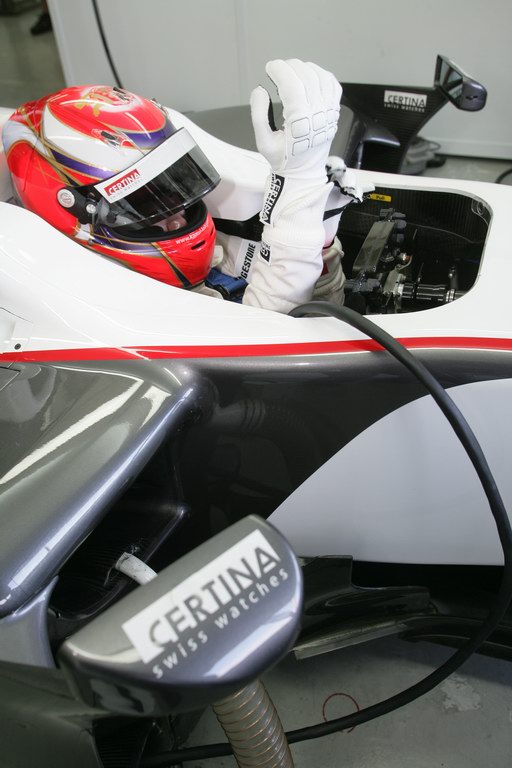 Test Valencia primi km, Kamui Kobayashi